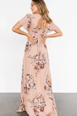 Baltic Born Fleur Maxi Dress | Nude Floral