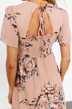Baltic Born Fleur Maxi Dress | Nude Floral