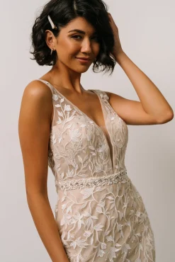 Baltic Born Fleurette Bridal Gown | Beige + Ivory