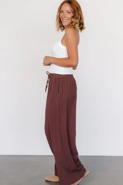 Baltic Born Florence Textured Pants | Desert Rose