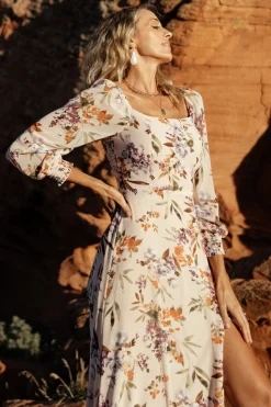 Baltic Born Giselle Maxi Dress | Blush Multi Floral