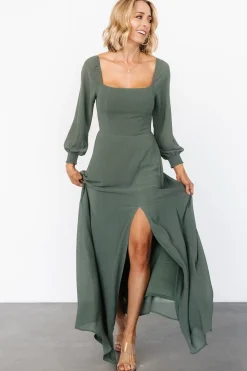 Baltic Born Giselle Maxi Dress | Dark Sage