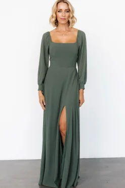 Baltic Born Giselle Maxi Dress | Dark Sage