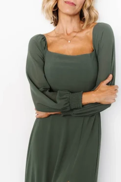 Baltic Born Giselle Maxi Dress | Dark Sage