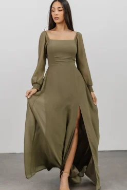 Baltic Born Giselle Maxi Dress | Dusty Olive