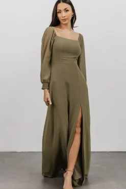 Baltic Born Giselle Maxi Dress | Dusty Olive