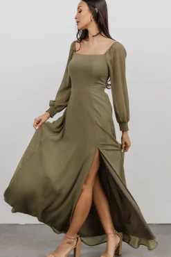 Baltic Born Giselle Maxi Dress | Dusty Olive