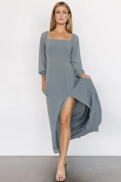 Baltic Born Giselle Maxi Dress | Dusty Blue