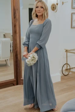 Baltic Born Giselle Maxi Dress | Dusty Blue