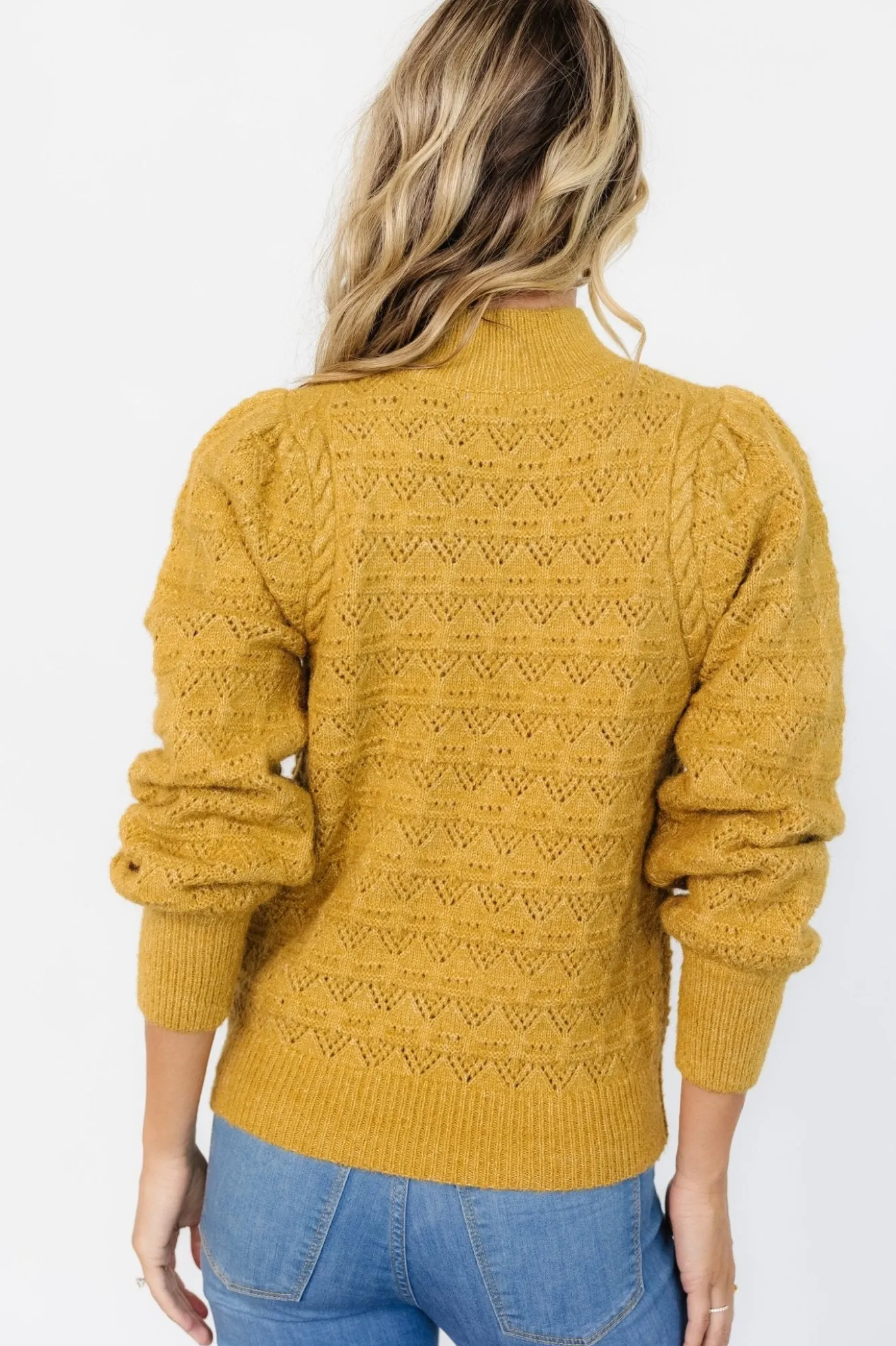 Baltic Born Grayson Sweater | Vintage Mustard