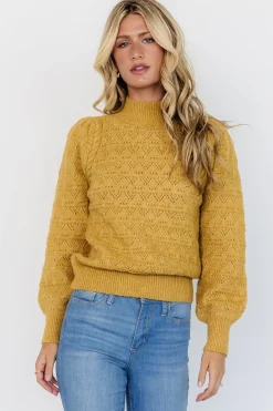 Baltic Born Grayson Sweater | Vintage Mustard
