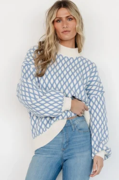 Baltic Born Hendrix Diamond Knit Sweater |