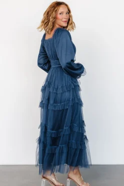 Baltic Born Hilda Tulle Maxi Dress | Vintage Navy
