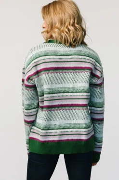 Baltic Born Holmes Sweater | Green Multi