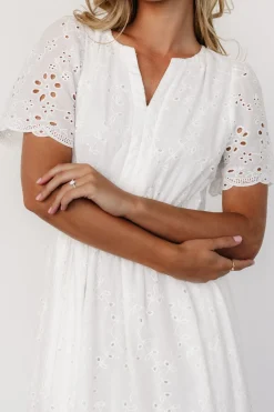 Baltic Born Hyacinth Eyelet Maxi Dress | Off White