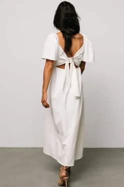 Baltic Born Indie Back Tie Dress | Off White