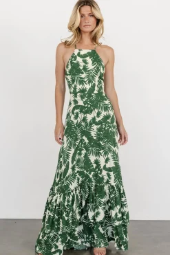 Baltic Born Indio Maxi Dress | Green Print