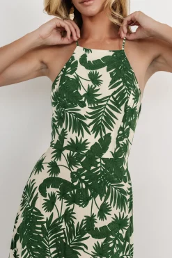 Baltic Born Indio Maxi Dress | Green Print