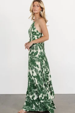 Baltic Born Indio Maxi Dress | Green Print