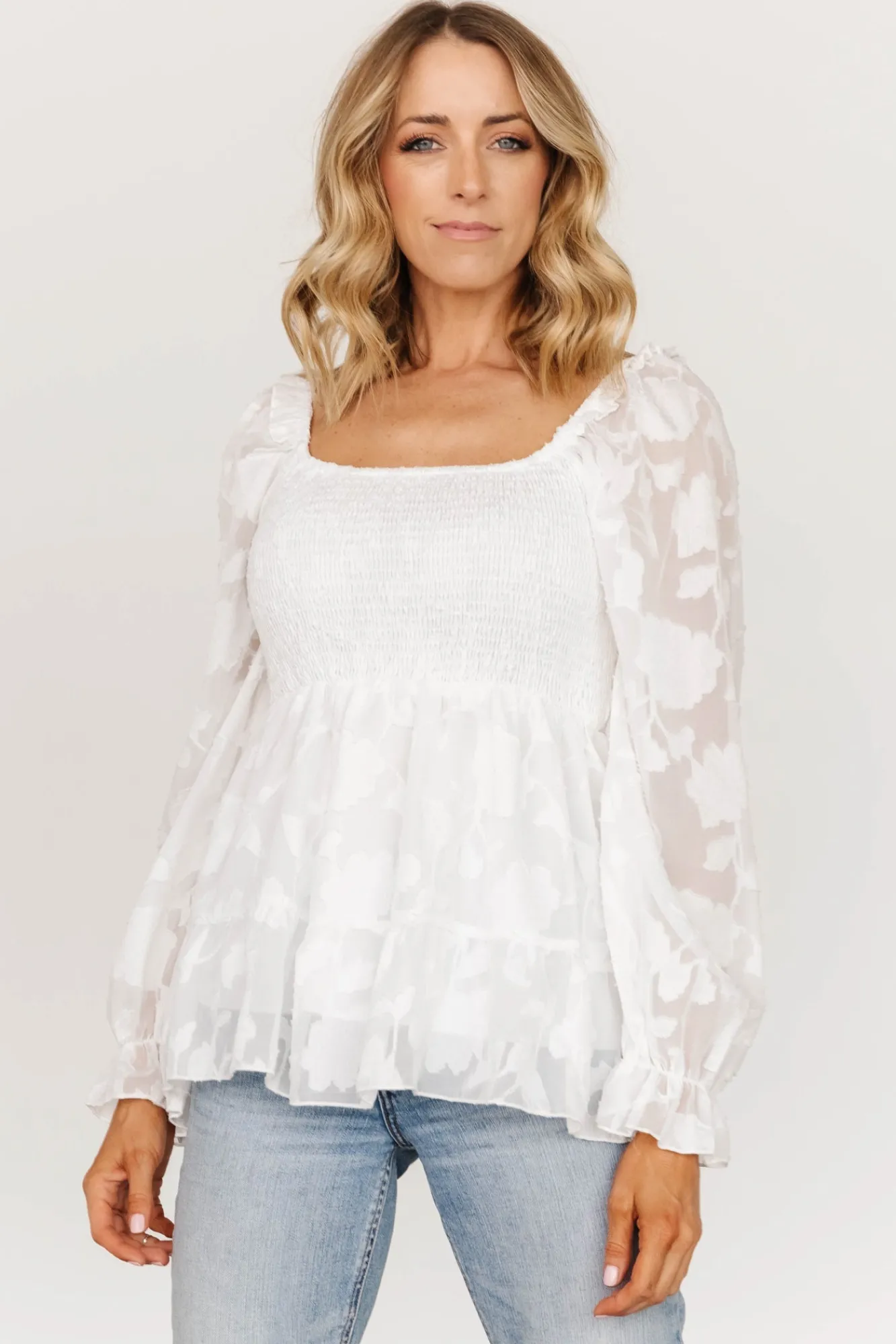 Baltic Born Ines Smocked Top |