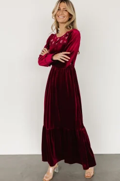Baltic Born Ingrid Velvet Maxi Dress |