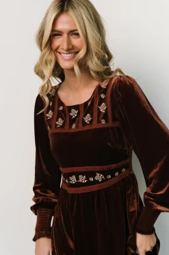 Baltic Born Ingrid Velvet Maxi Dress |