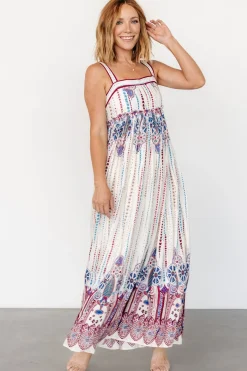 Baltic Born Ivania Tank Maxi Dress | Cream Multi