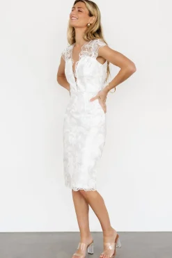 Baltic Born Jacqueline Embossed Midi Dress |