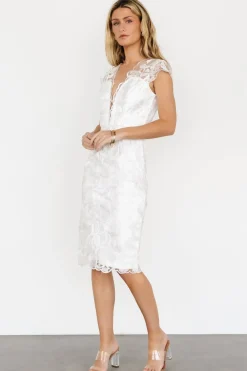 Baltic Born Jacqueline Embossed Midi Dress |