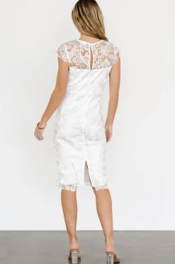 Baltic Born Jacqueline Embossed Midi Dress |