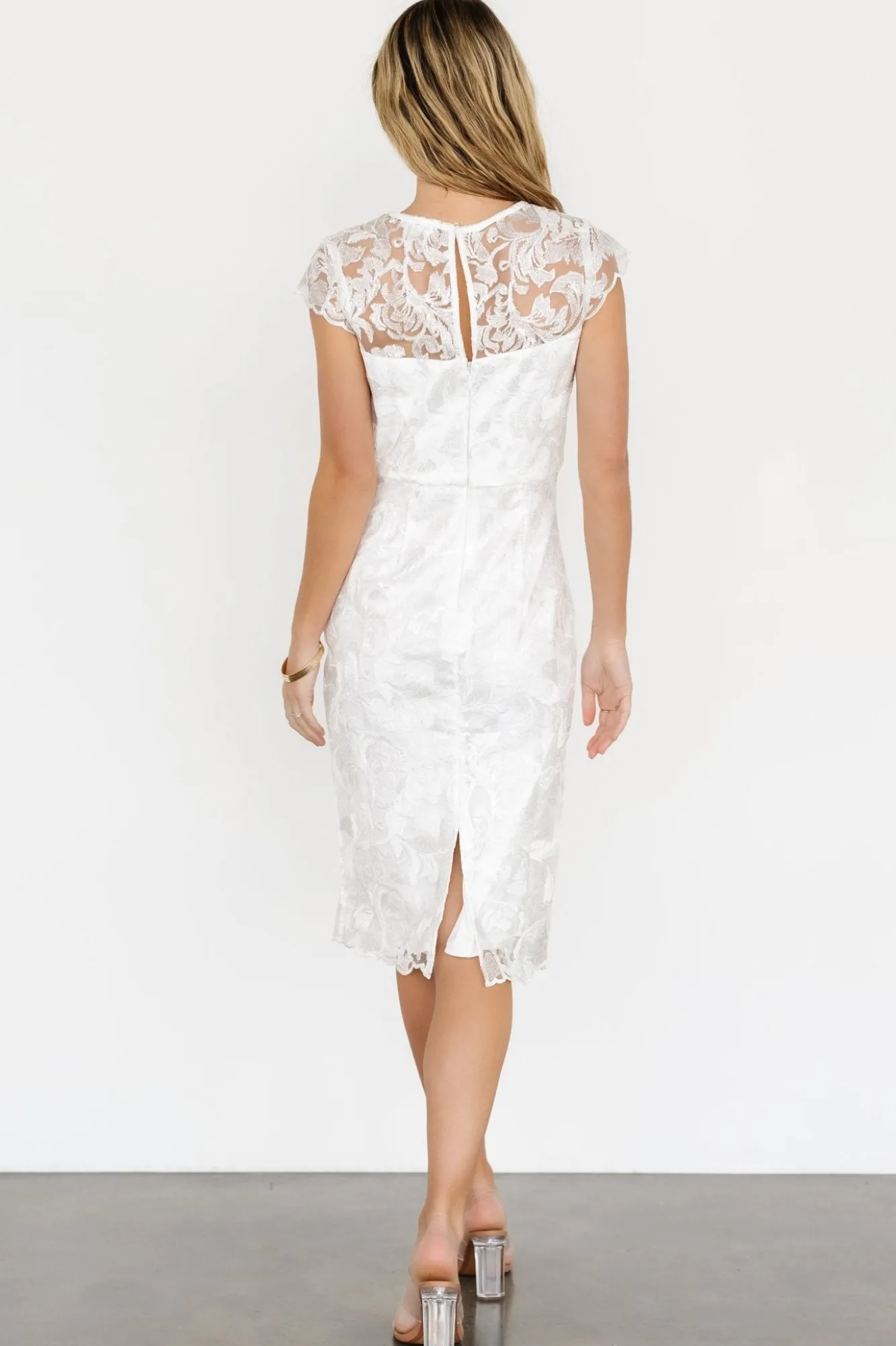 Baltic Born Jacqueline Embossed Midi Dress |