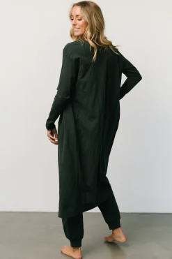 Baltic Born Janae Jumpsuit + Cardigan Set | Dark Green