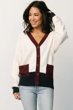 Baltic Born Jax Cardigan | Cream Multi