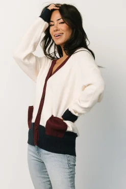 Baltic Born Jax Cardigan | Cream Multi