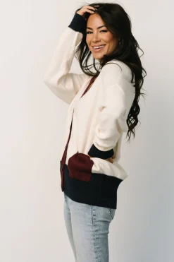 Baltic Born Jax Cardigan | Cream Multi