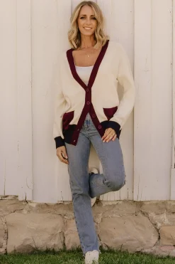 Baltic Born Jax Cardigan | Cream Multi