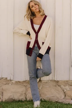 Baltic Born Jax Cardigan | Cream Multi