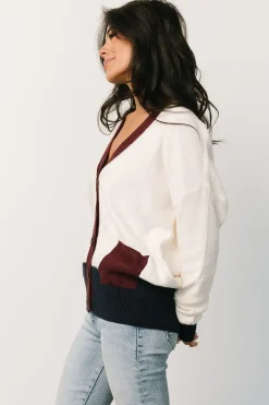 Baltic Born Jax Cardigan | Cream Multi