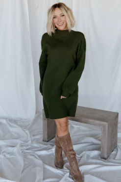 Baltic Born Jennings Sweater Dress | Deep Olive