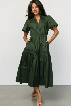 Baltic Born Jerrah Midi Dress | Deep Green