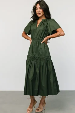 Baltic Born Jerrah Midi Dress | Deep Green