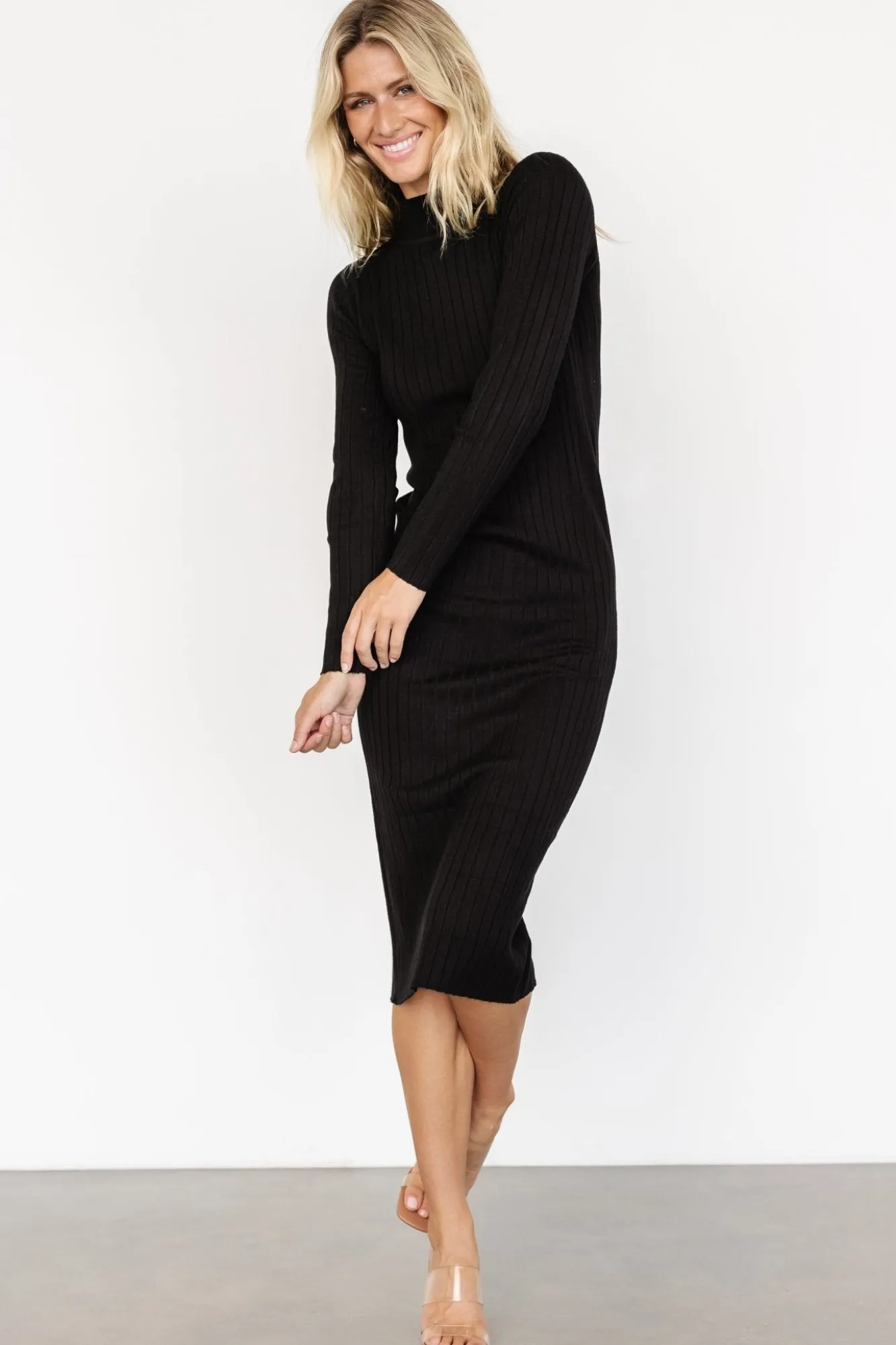 Baltic Born Jill Ribbed Midi Dress |