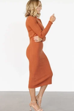 Baltic Born Jill Ribbed Midi Dress |