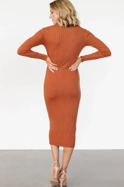 Baltic Born Jill Ribbed Midi Dress |