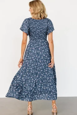 Baltic Born Joanie Smocked Dress | Blue Floral