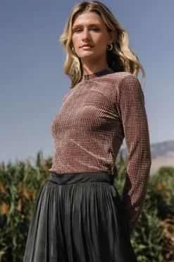 Baltic Born Joss Velvet Top | Dusty Clove