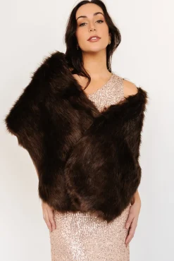 Baltic Born Jovie Faux Fur Shawl |