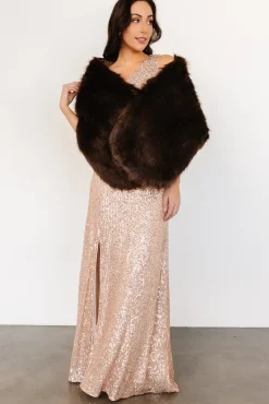 Baltic Born Jovie Faux Fur Shawl |