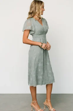 Baltic Born June Smocked Midi Dress |