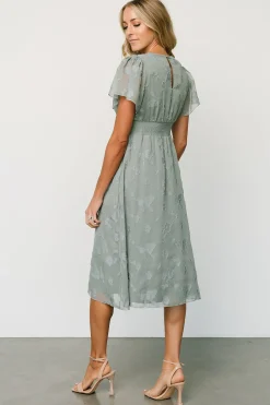 Baltic Born June Smocked Midi Dress |